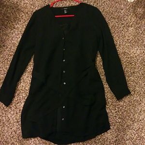 Black Dress With Tie